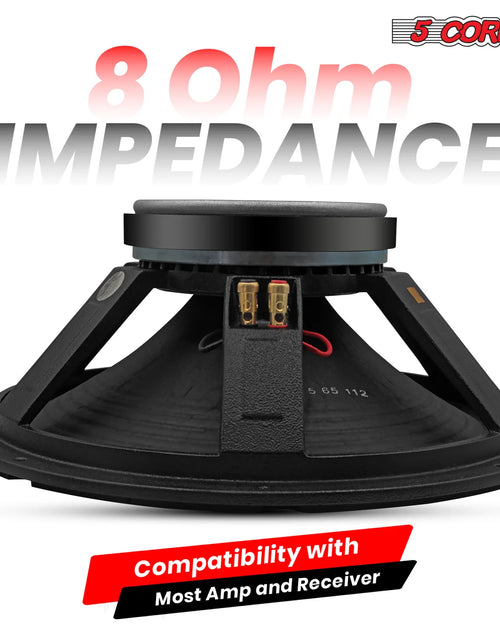 Load image into Gallery viewer, 5Core 15 Inch Subwoofer Speaker 3500W Peak 8Ohm Aluminum PA Replacement DJ Sub Woofer
