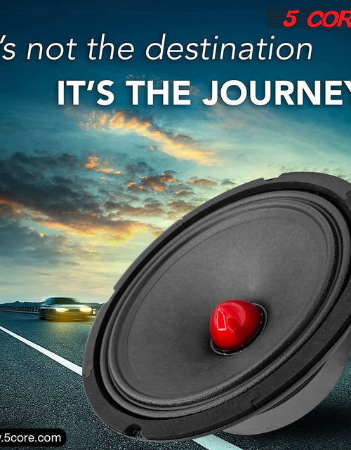 Load image into Gallery viewer, 5Core 8 Inch Midrange Door Speaker 500W PMPO Subwoofer W Aluminum Bullet 4Ω Sub Woofer
