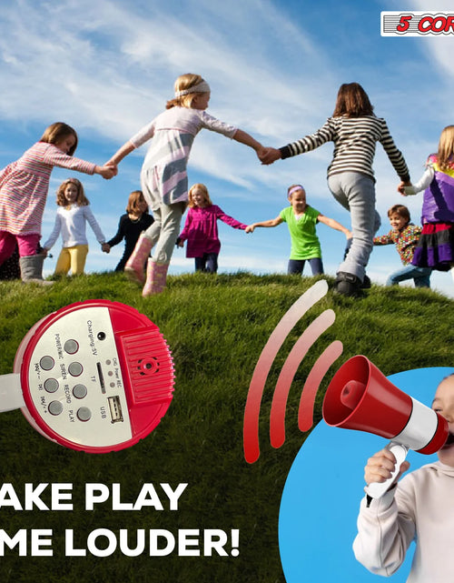 Load image into Gallery viewer, 5 Core Megaphone Bullhorn Speaker 30W Bull Horn Rechargeable Cheer Megafono 800 Yards
