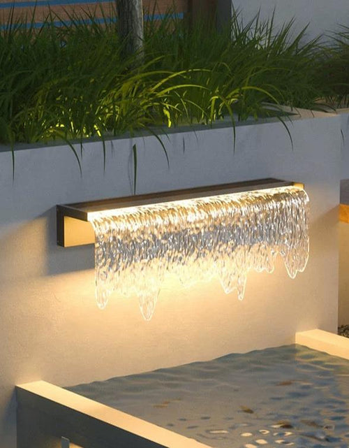 Load image into Gallery viewer, Acrylic Waterfall Outdoor Light
