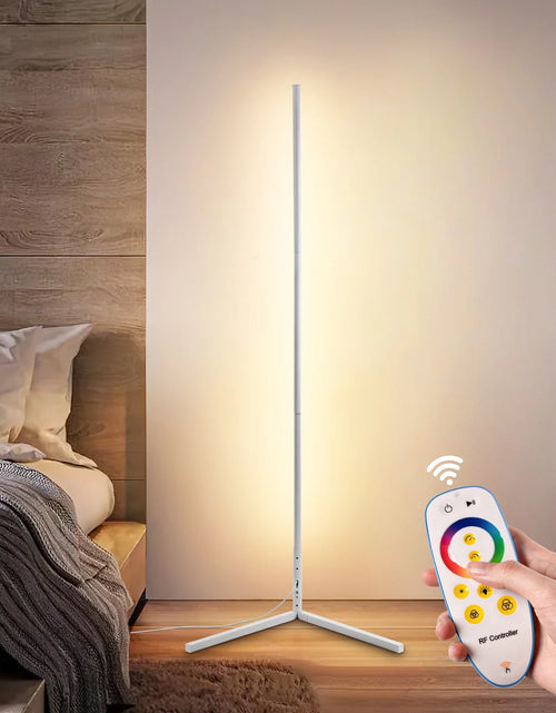 Load image into Gallery viewer, RGBCW Corner Floor Lamp - White
