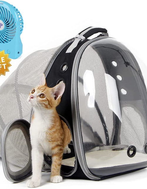 Load image into Gallery viewer, Cat Bubble Backpack Carrier, Space Capsule Transparent Pet Carrier Backpack for Small Dog, Pet Carrying Hiking Traveling Backpack
