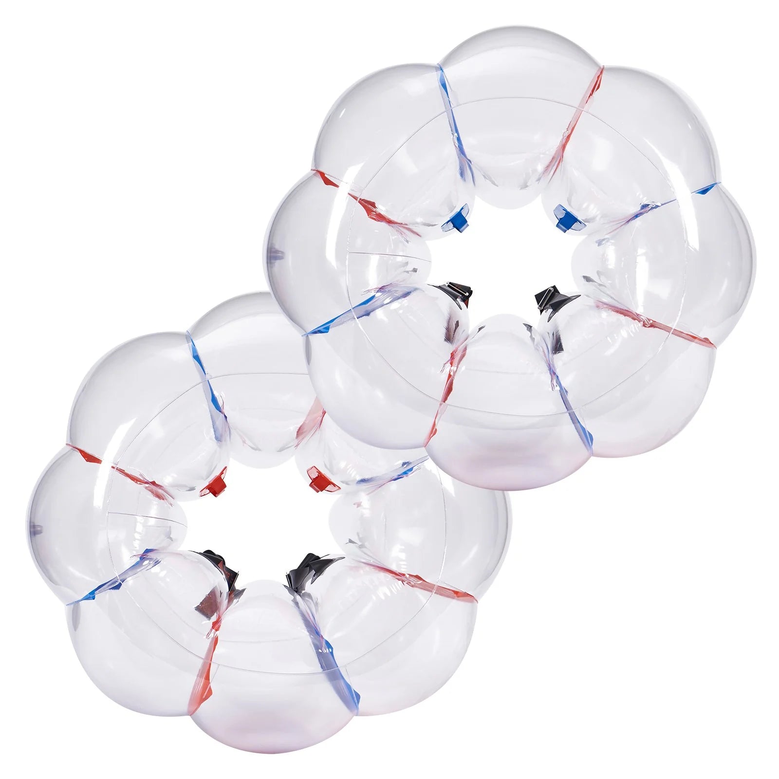 VEVOR Inflatable Bumper Balls 2-Pack 4FT/1.2M PVC Sumo Zorb Balls for Kid & Teen