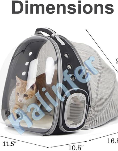 Load image into Gallery viewer, Cat Bubble Backpack Carrier, Space Capsule Transparent Pet Carrier Backpack for Small Dog, Pet Carrying Hiking Traveling Backpack
