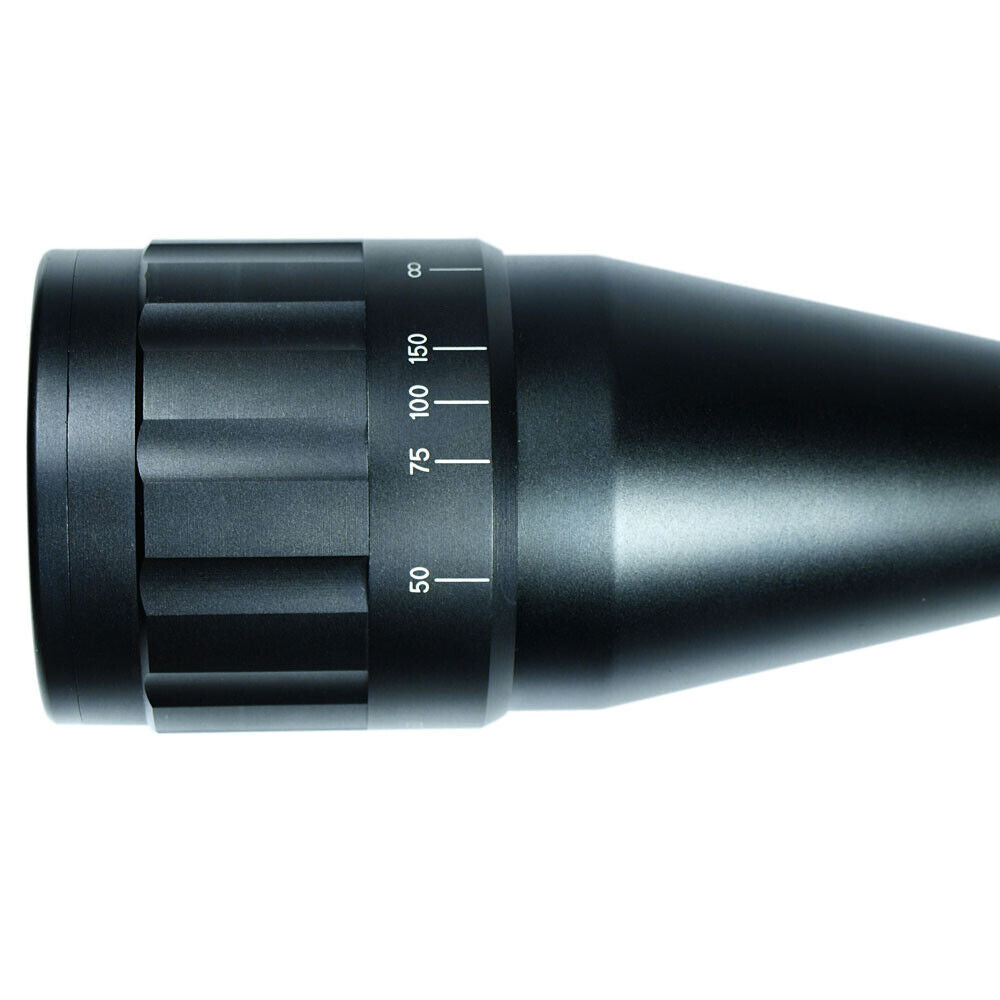 6-24X50 Hunting Rifle Scope Red Green Dual Illuminated with PEPR Mount Sunshade